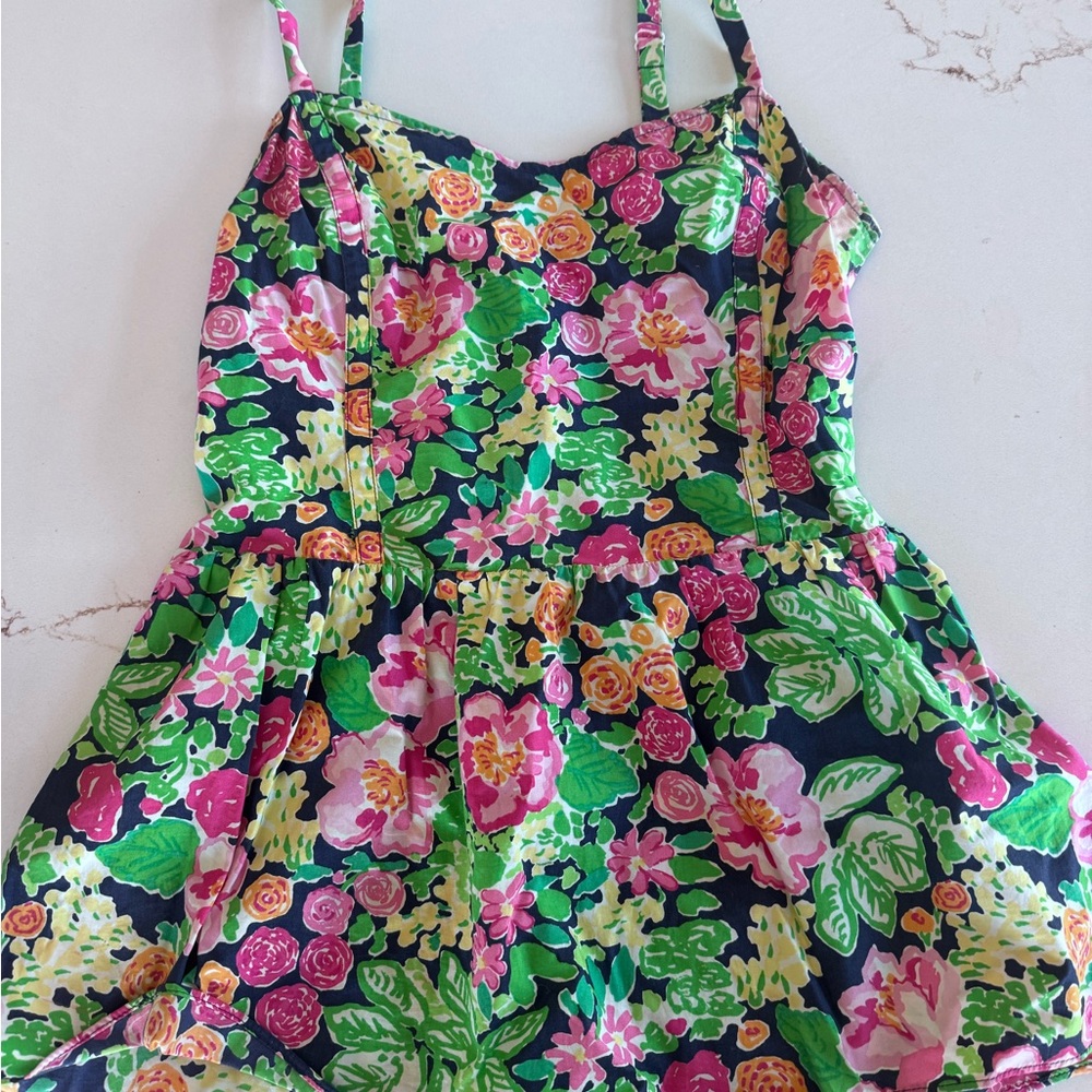 Lilly Pulitzer Vibrant peplum tank